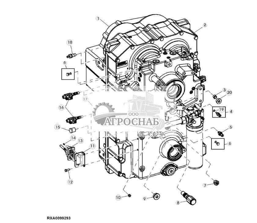 Transmission, Left Side 